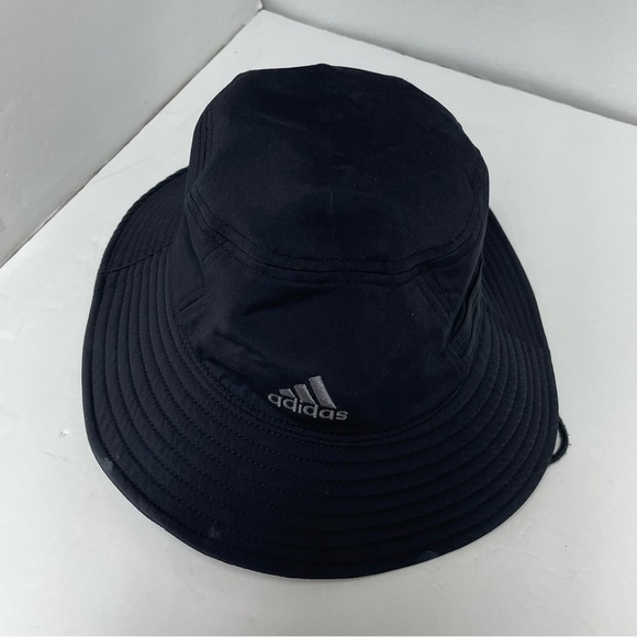 Adidas Aeroready Victory Bucket Hats Unisex One Size Black Summer Hiking Camping - Picture 1 of 9